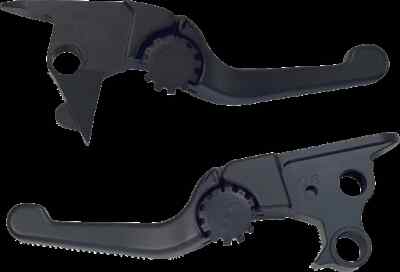 PSR Anthem Shorty Black Clutch Brake Lever Set Harley Breakout CVO 16-17