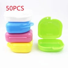 Orthodontic Retainer Box Teeth Mouth Denture Dental Case Guard Storage