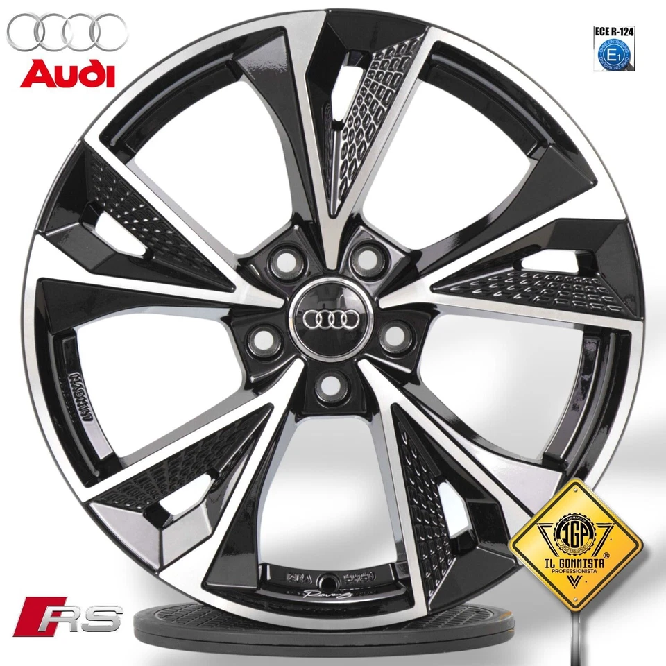 RS6 KIT 4 Cerchi In Lega NAD Compatibili con Audi A3 A4 Q2 Q3 Q4 Q5 TT  S-line R - Imagen 4 de 4