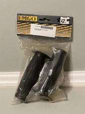 Emgo GT Universal Motorcycle Grips for 7/8" Bars 5-1/4" L Black 42-28700