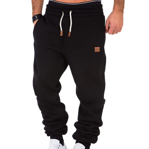 Pantaloni da jogging casual da uomo in pile attivo pantaloni sportivi larghi XL - Foto 8 di 10