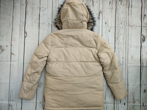 New Abercrombie & Fitch Ultra Sherpa Puffer Parka Coat Jack XS to XL Cream - 第 5/5 張圖片