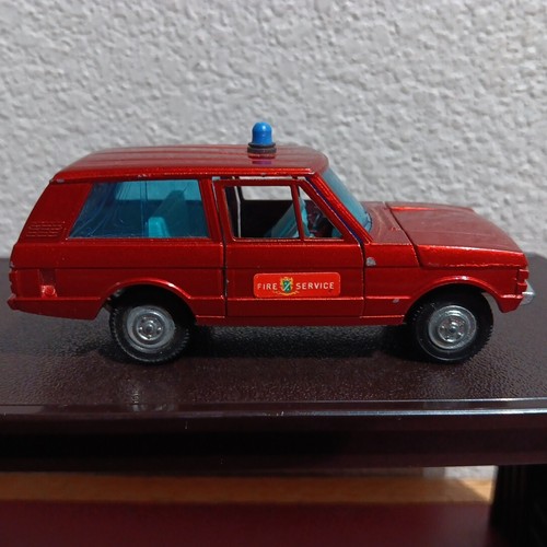 Dinky Toys 195 Range Rover 'Fire Service' Vehicle Red Unboxed Read - Picture 9 of 21