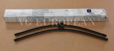 Mercedes-Benz C-Class GLC-Class Genuine Front Window Wiper Blade Set NEW - Imagen 1 de 3