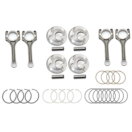 Connecting Rod & Pistons & Rings Kit For Hyundai Kia Accent Rio 1.6L DOHC 12-16 - Picture 2 of 5