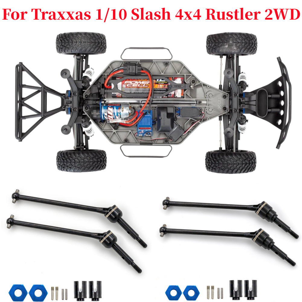 For Traxxas 1/10 Slash 4x4 2WD Front/Rear CVD Drive Shaft For Traxxas 1/10 Slash 4x4 2WD Front/Rear CVD Drive Shaft