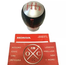 New Genuine Oem 2022 Honda Civic Si Aluminum Leather Shift Knob 6mt Weighted