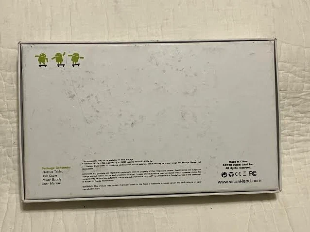 Visual Land Prestige Pro 7D Green Internet Tablet Android 4.1 Jelly Bean, New - Image 2 of 4