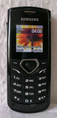 Samsung GT-E1170, Schwarz, Ohne Simlock Handy, Gebraucht und gut erhalten 