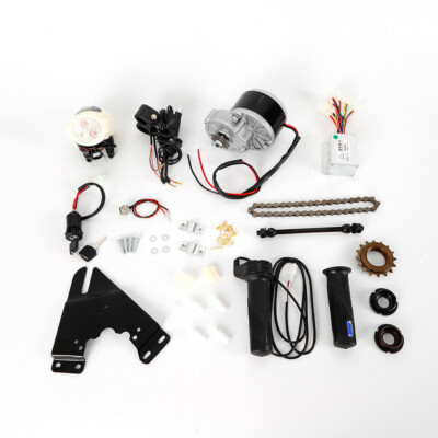 Kit De Conversion 24V 250W Pour VTT électrique - Moteur Brossé 330 Tr/min Avec Accessoires