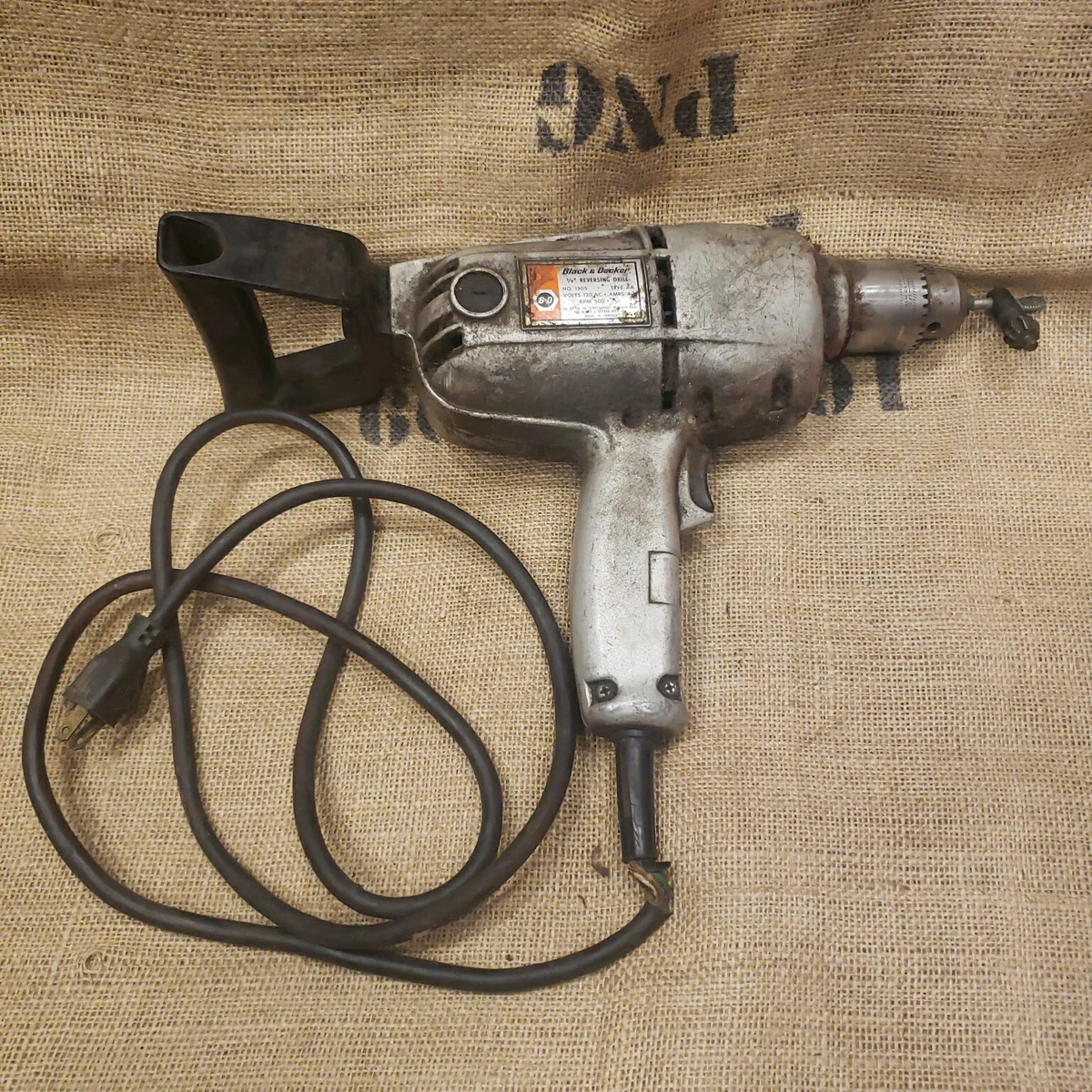 Antique black sale and decker drill