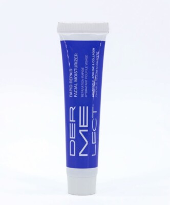 Dermelect Rapid Repair Facial Moisturizer .5 oz/ 15 mL TRAVEL SIZE Face Lotion