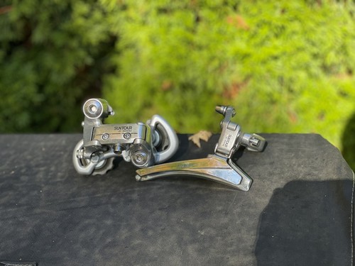 Vintage Suntour Alpha 5000 Derailleurs - Front & Rear Derailleur Set 6 / 7 Speed - 第 1/9 張圖片