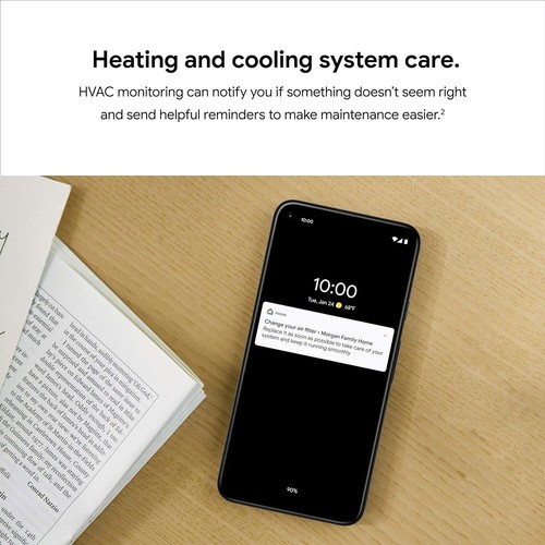 Google Nest Smart Thermostat, Snow - GA01334-US - Picture 12 of 14