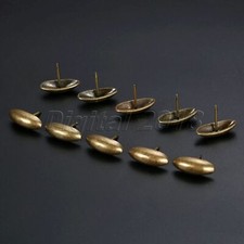10x Antique Bronze Olive Head Upholstery Nails Stud Tack Pin Fastener Decorative