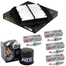 Set Ölfilter Luftfilter Zündkerzen Wartung für Suzuki SFV 650 Gladius CX 2009-16