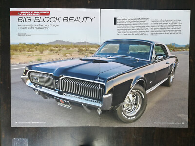 Mercury Cougar 5-Page Original Article 622