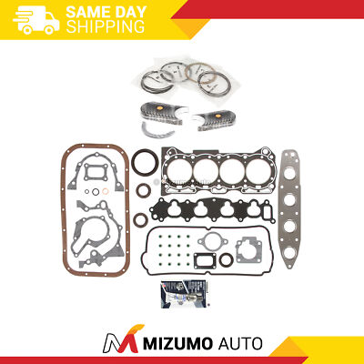 Full Gasket Set Bearings Rings Fit 98-01 Chevrolet Metro 1.3L SOHC G13S