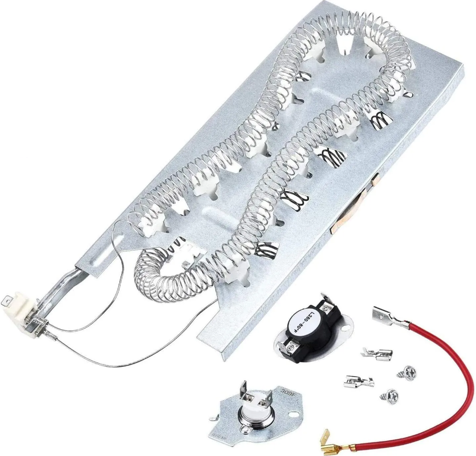 Kit Termostato Elemento Riscaldante Per Asciugatrice Maytag (MED5630HW0, MED5630HW1, MED5630HW2, MED5801TW0) - Modello 3387747 - Foto 4