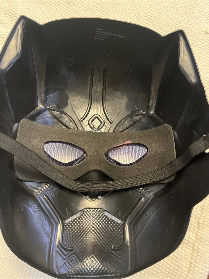 Máscara de vinilo Black Panther película para adultos MCU Marvel auténtica Foto 4 de 4
