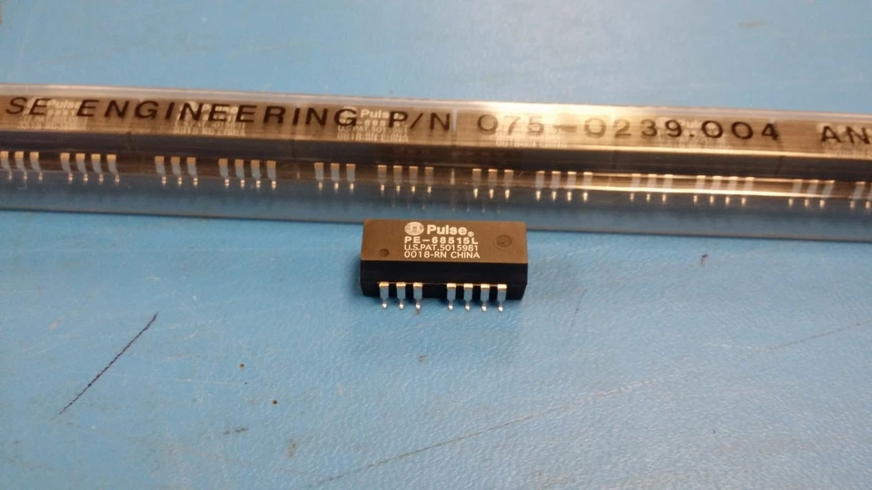 (2 PCS) PE-68515L PULSE Telecom Transformer 1:1 1500Vrms -1dB Surface Mount - Image 3 of 4