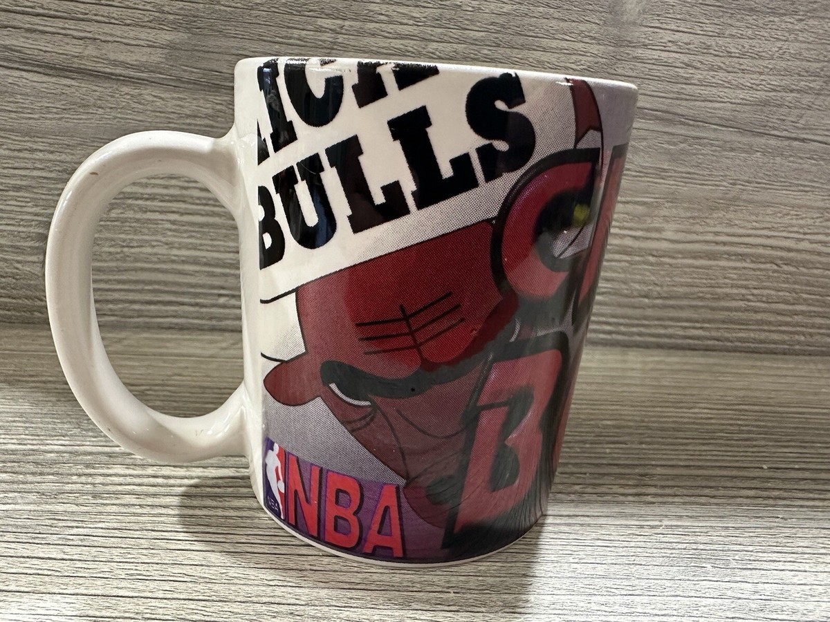 Vintage NBA Chicago Bulls Coffee Cup Mug *Details* | eBay