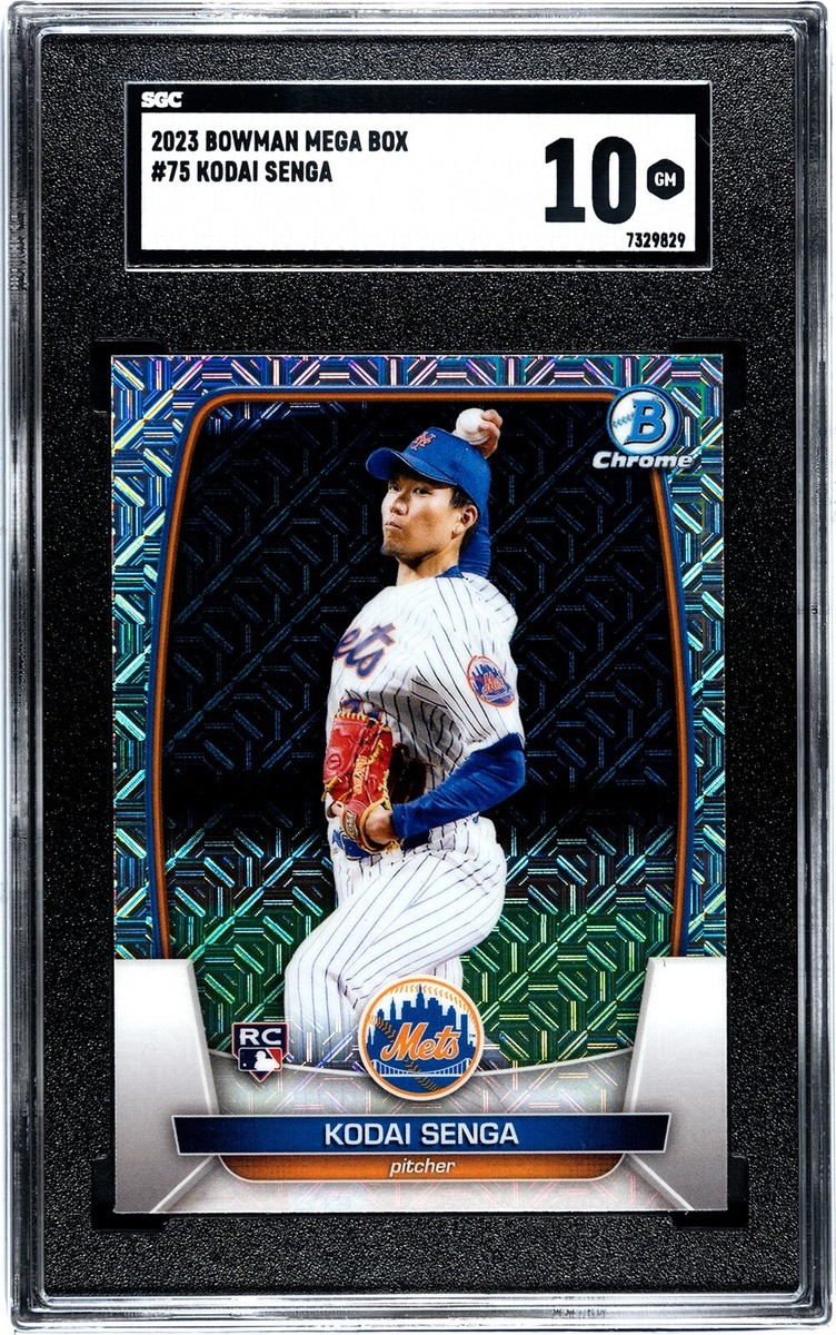 2023 Bowman Mega Box #75 Kodai Senga RC Chrome Mojo Refractor SGC