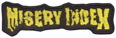 MISERY INDEX - Logo - 12 cm x 3,7 cm - Patch - 167843