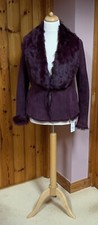 Gorgeous Lk Bennett ‘silvana’ Coat In Cherry Size Large Sheepskin Fairfax Favor?