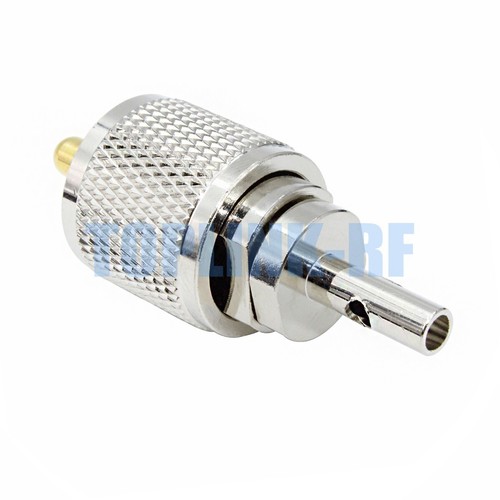 UHF PL-259 PL259 Male Plug Straight Crimp Connector For RG316 RG174 LMR100 Cable - Picture 2 of 4