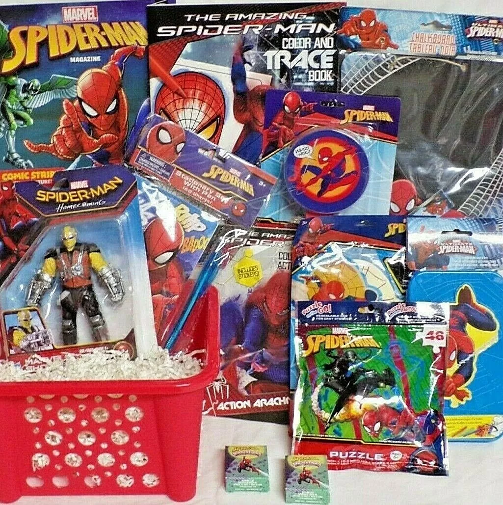 MARVEL SPIDER-MAN,3 PACK BOARD GAME SET,WITH 5 SPIDERMAN BOARD