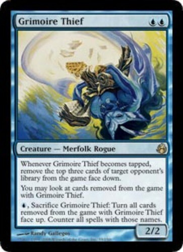 1x Grimoire Thief Morningtide MtG Magic Blue Rare 1 x1 Card Cards | eBay