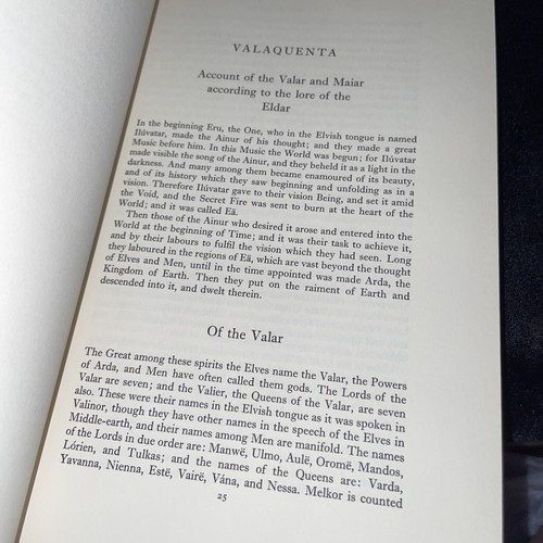 THE SILMARILLION by J. R. R. Tolkien, First American Edition w/Map 1977 Houghton - Picture 8 of 11