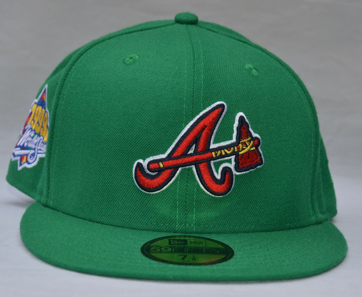 New Era 59Fifty Atlanta Braves Green 1999 World Series Hat 7 1/8