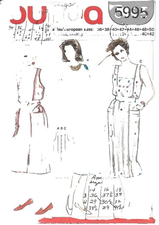 Abrigo/Chaqueta femenina Burda Patrones de Costura