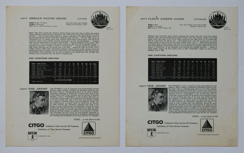 1969 CITGO Gas NEW YORK METS Complete Set of Eight 8" x 10" Portrait Cards - Picture 3 of 9