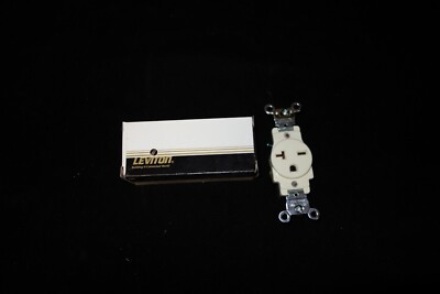 Leviton Single Electrical Receptacle, Almond Color, Product # 5461-A | eBay