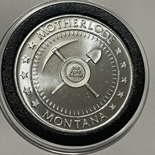 Mother Lode Montana Collector Coin 1 Troy Oz .999 Fine Silver Round Medal 999