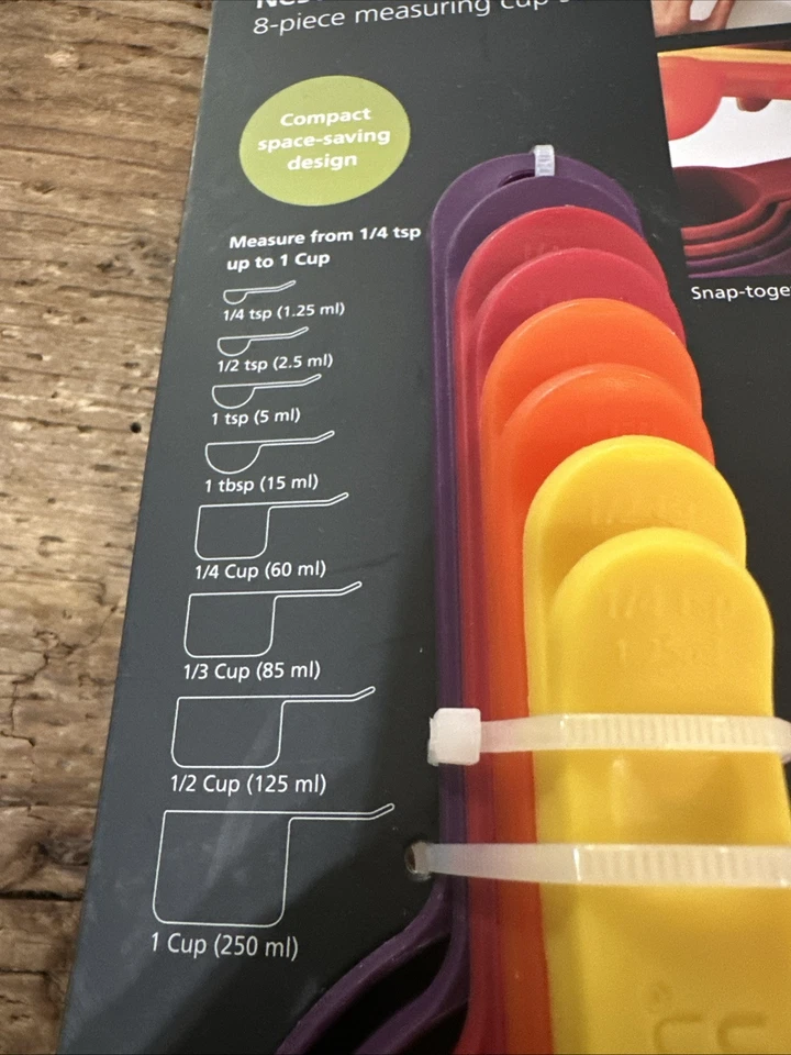 Joseph Joseph Juego de 8 tazas y cucharas medidoras medida nido Foto 2 de 4