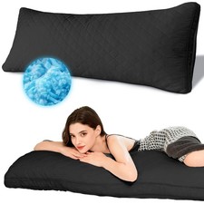 Memory Foam Body Pillow, Full Large Body Pillows for Adults, Firm  Fluffy Lo...