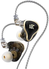 KZ ZAS in Ear Monitor Headphones 16 Units 7BA 1DD Hybrid Drivers Hifi IEM Earpho