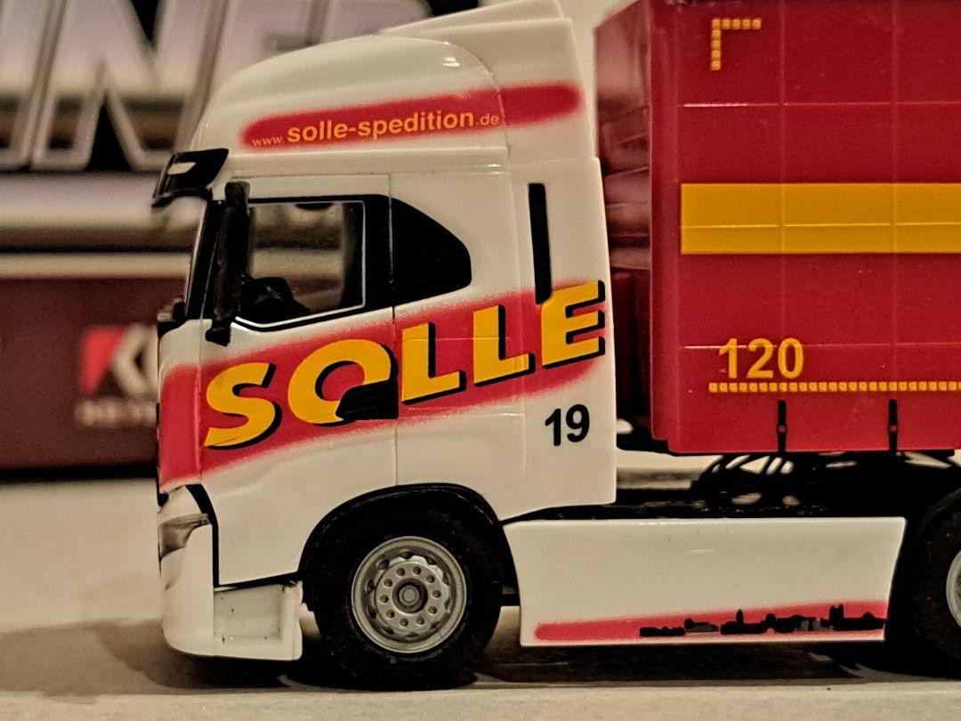 KEYENCE　IVECO 　S-WAY SOLLE spedition Keyence Iveco S-Way Solle Spedition Diecast Model Truck