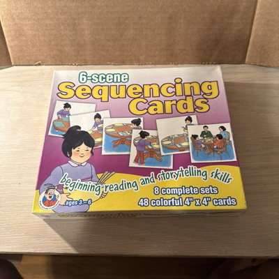  Vintage 6-Scene Sequencing Cards Frank Schaffer Reading & Storytelling Ages 3-6