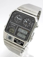 Citizen Ana Digi Temp Analog Digital Watch Mens 36mm 8989 S116864 JDM