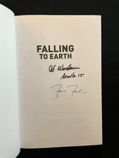 SIGNED "Falling To Earth" Al Worden, Francis French 1st Ed. 2011 HC Apollo 15