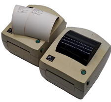 Lot of 2 Zebra Printer Thermal Label Model: LP2844 TESTED