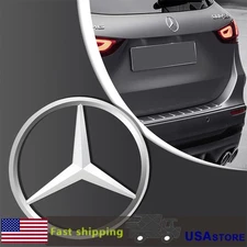 "New for Mercedes Benz Chrome Star Trunk Emblem Badge 90mm - Free Shipping NEW