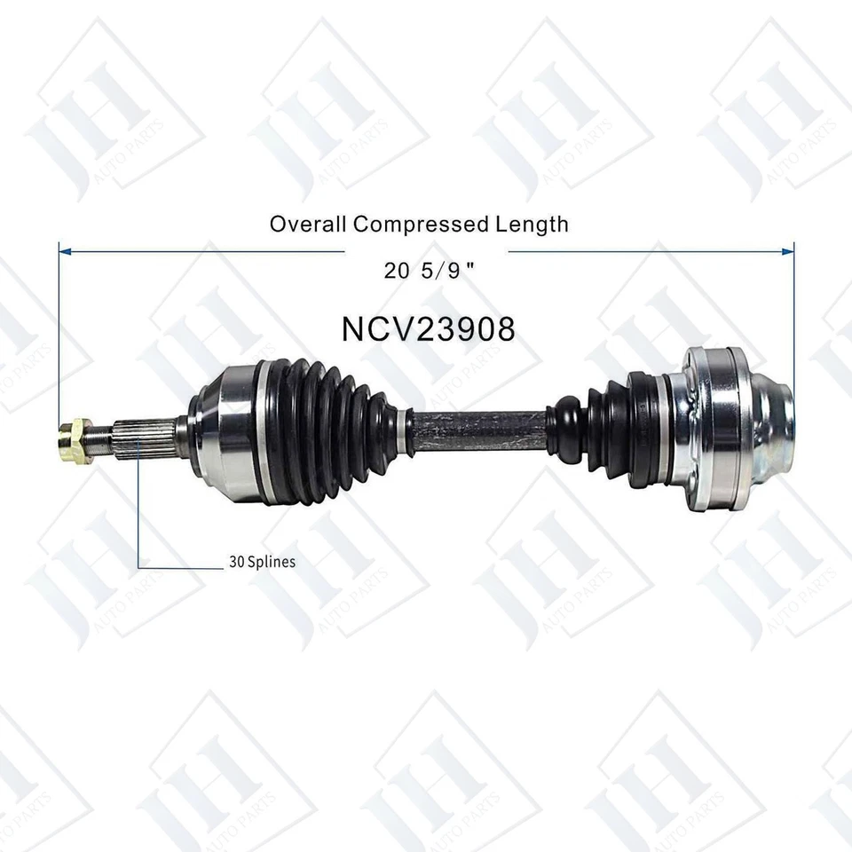 Junta de eje CV delantero izquierdo o derecho original para Audi Q7 2007 2008 2009 2010 AWD Foto 2 de 4