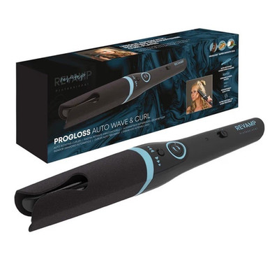 REVAMP Progloss Auto Wave & Curl automatischer Lockenstab Ionen schwarz