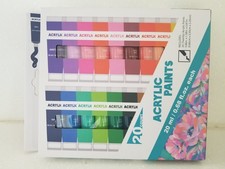 Acrylic Paints 20 Colors 20ml / 0.68 Fl Oz Tubes Each New